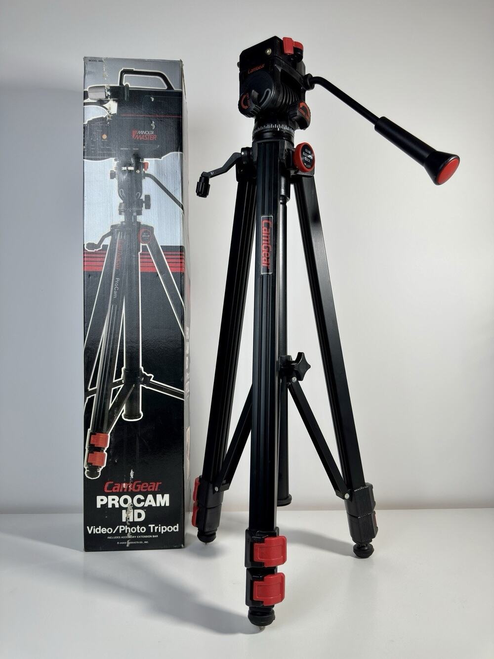 CamGear Procam HD Video and Photo Tripod Model 8405 By Jasco VNTG